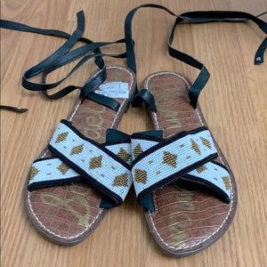 Sam Edelman lace up sandals